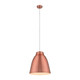 Brushed Copper Pendant 60W E27 400mm Brushed Copper Pendant 60W E27 400mm
